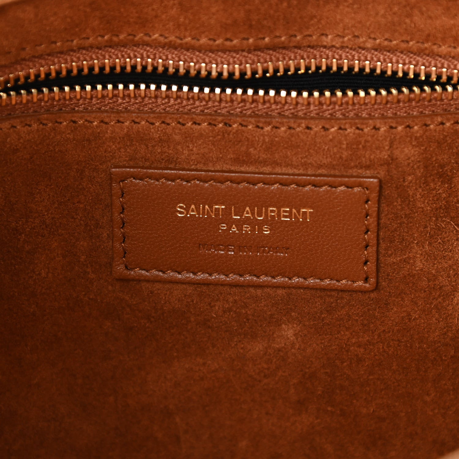 Saint Laurent Smooth Calfskin Le 5 A 7 Hobo Brown 5 of 9