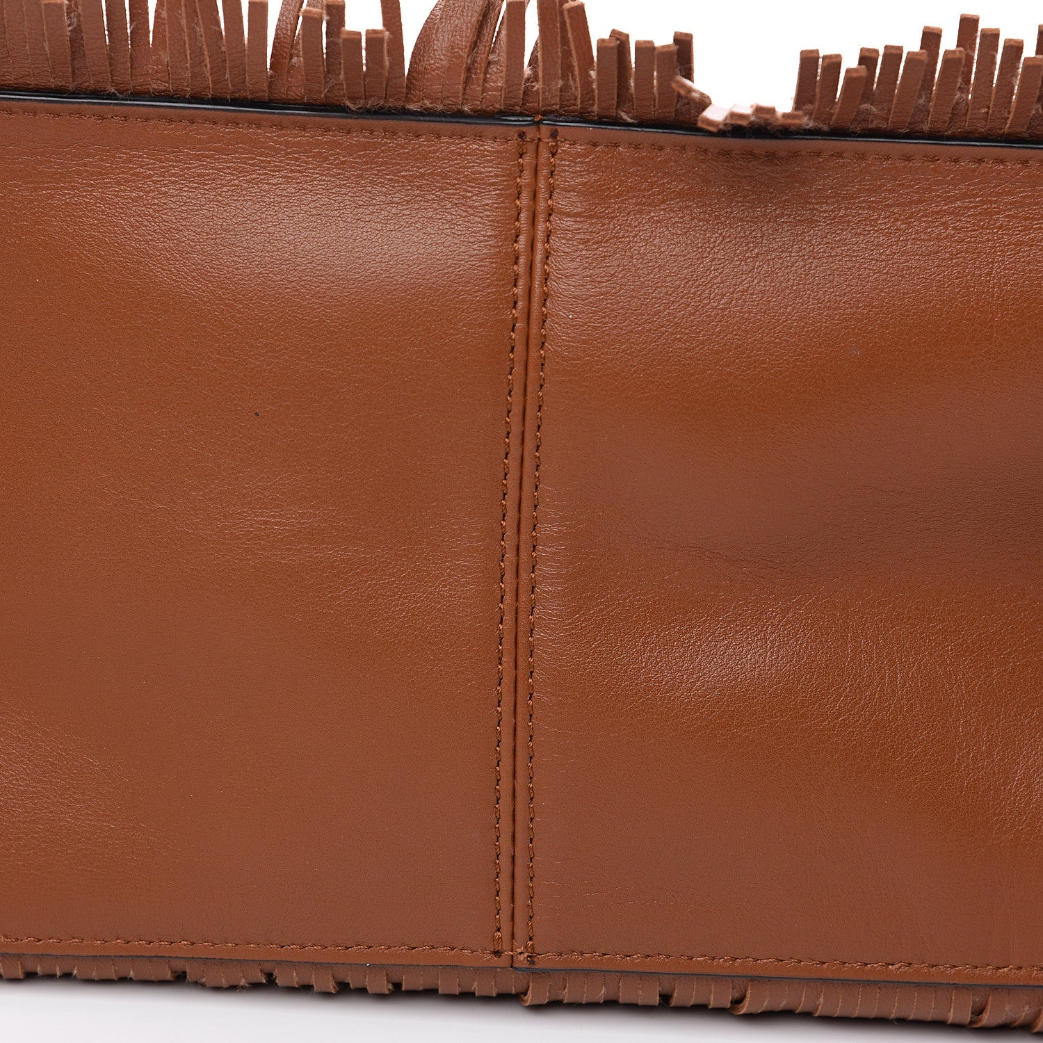 Valentino Garavani Calfskin The Rope Shopper Tan 7 of 9