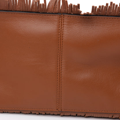 Valentino Garavani Calfskin The Rope Shopper Tan 7 of 9