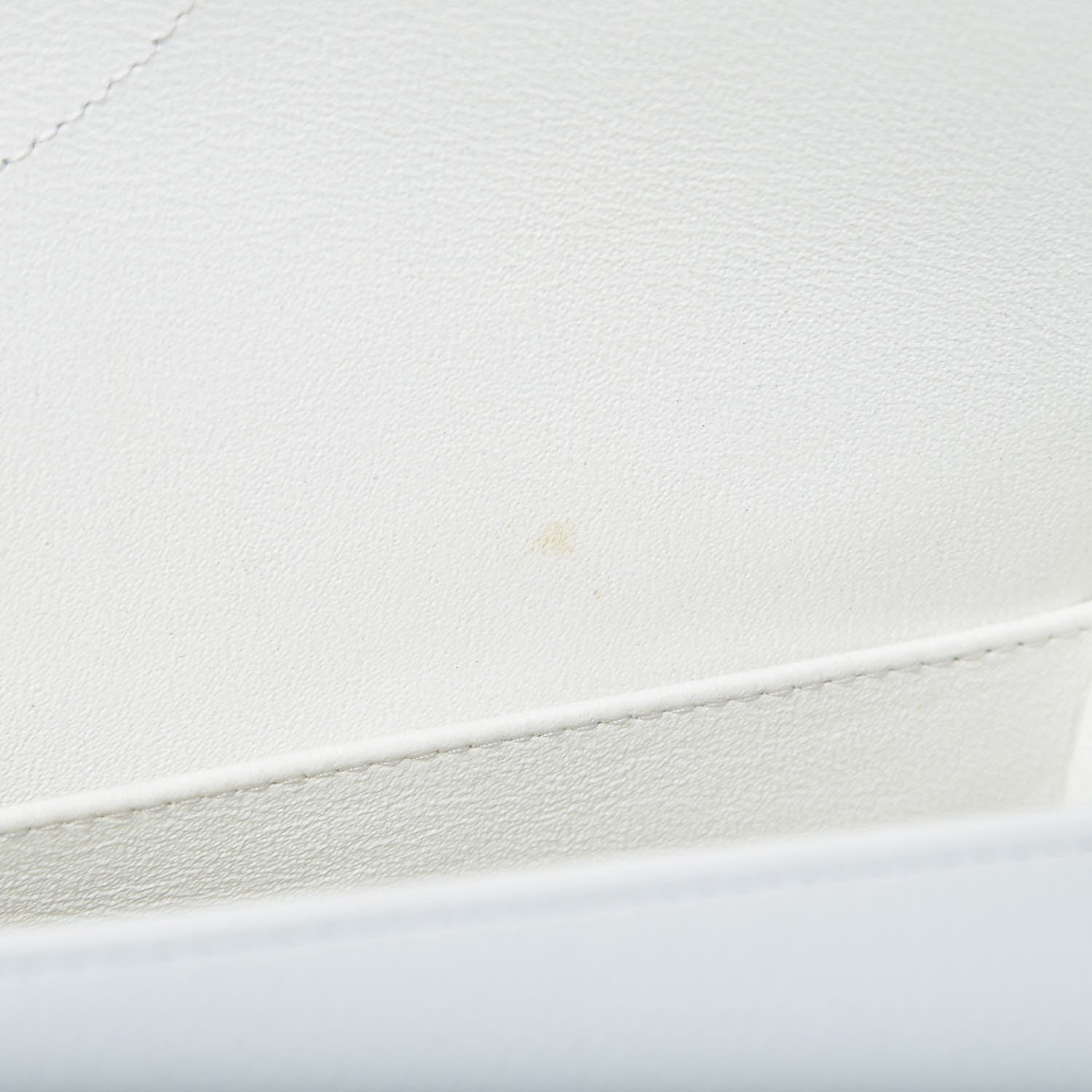 Chanel Caviar Quilted Jumbo Double Flap White 8 of 10