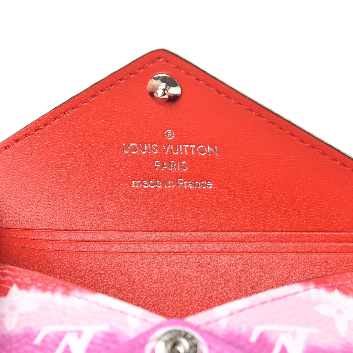Monogram Escale Small Kirigami Pochette Insert Red