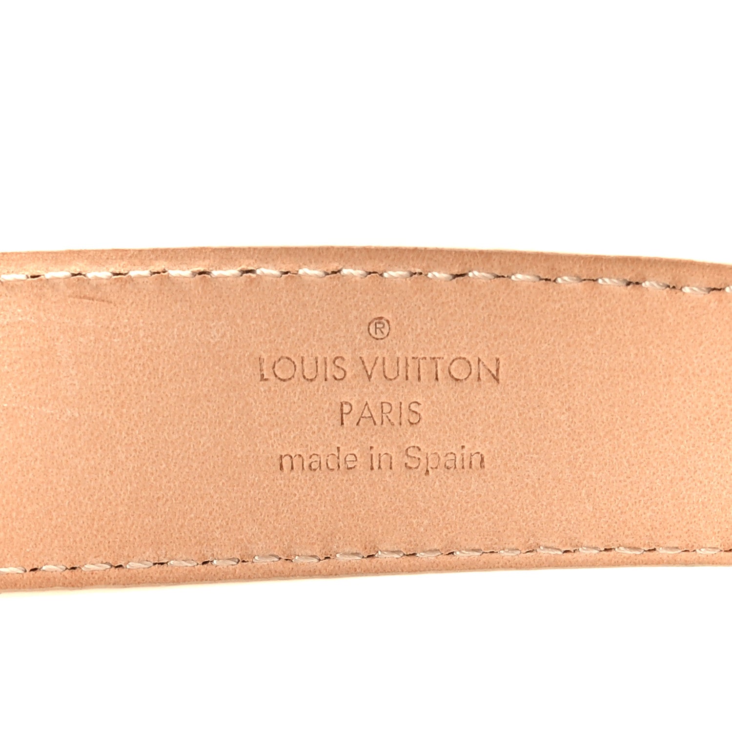 Louis Vuitton Damier Azur 25mm Mini Belt 75 30 6 of 7