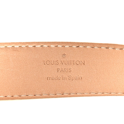 Louis Vuitton Damier Azur 25mm Mini Belt 75 30 6 of 7
