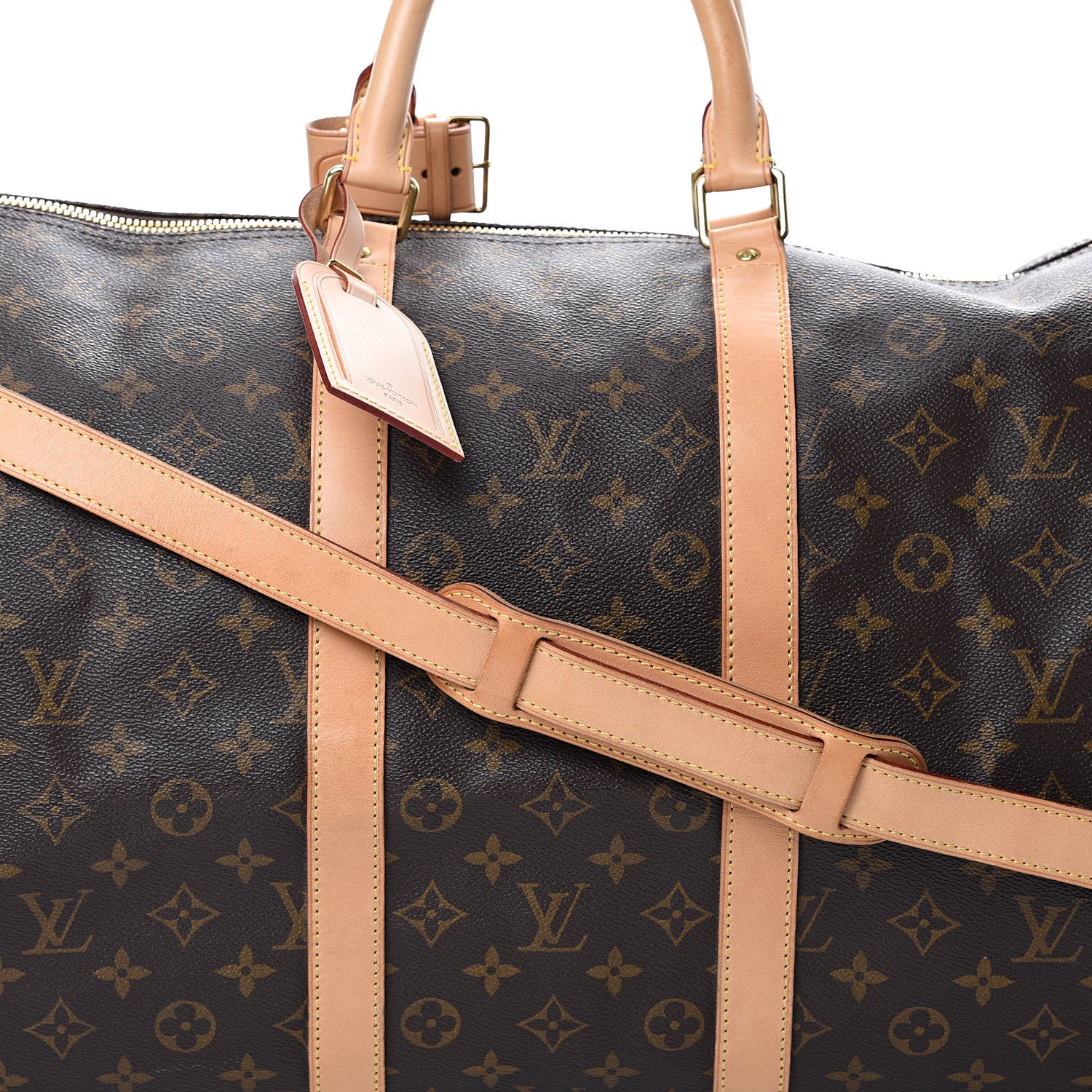 Louis Vuitton Monogram Keepall Bandouliere 55 7 of 12