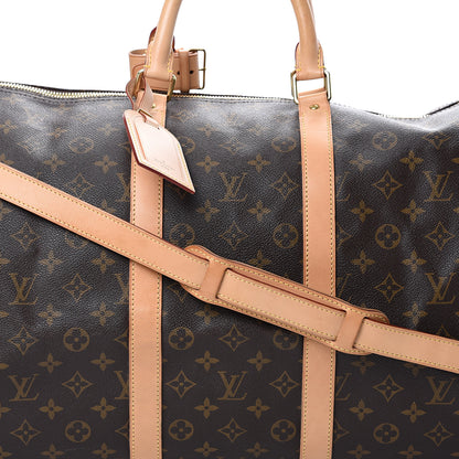 Louis Vuitton Monogram Keepall Bandouliere 55 7 of 12
