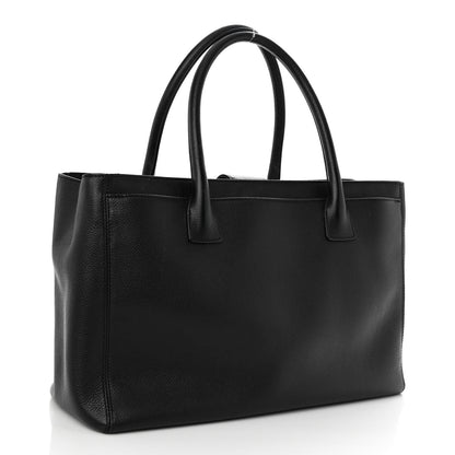 Chanel Calfskin Cerf Executive Shopper Tote Black 3 of 10