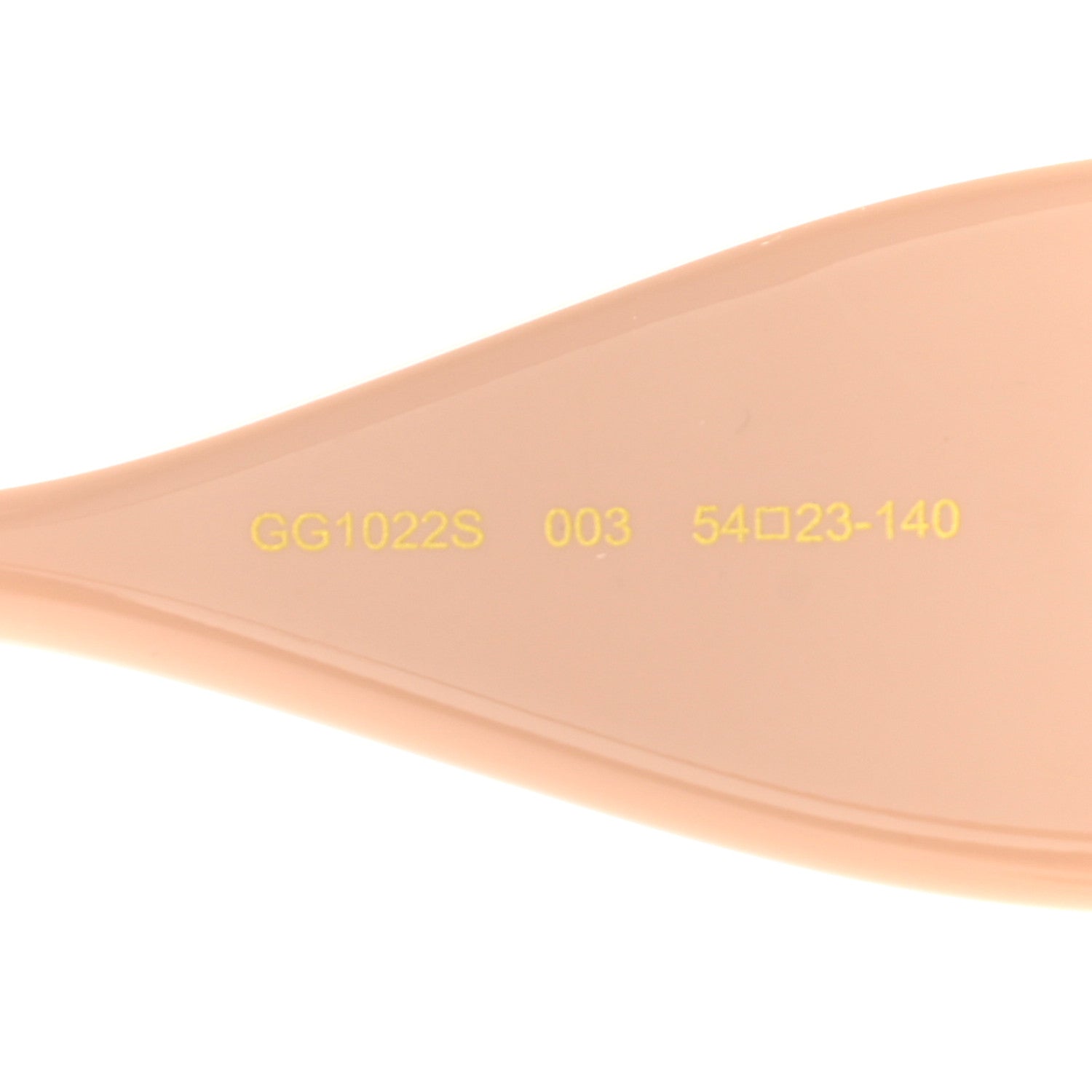 Gucci Acetate Square Frame Chain Sunglasses GG1022S Brown 7 of 9