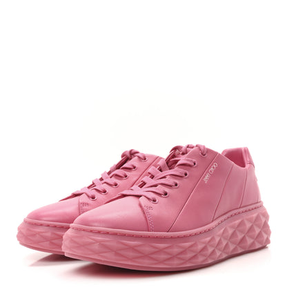 Jimmy Choo Nappa Diamond Maxi F II Platform Sneakers 39.5 Pink 4 of 8