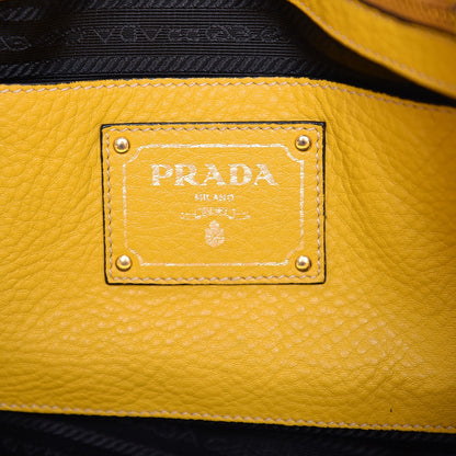 Prada Vitello Daino Tote Mimosa 10 of 11