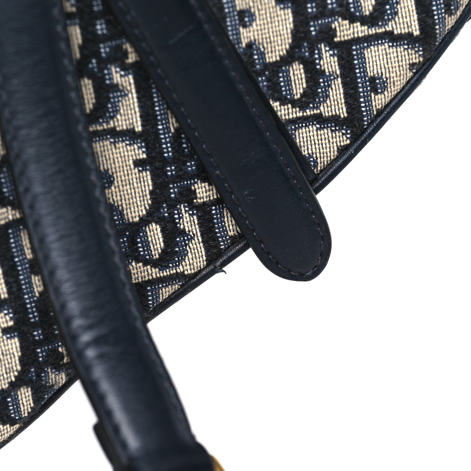 Christian Dior Oblique Saddle Bag Blue 15 of 15