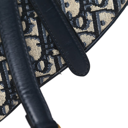 Christian Dior Oblique Saddle Bag Blue 15 of 15