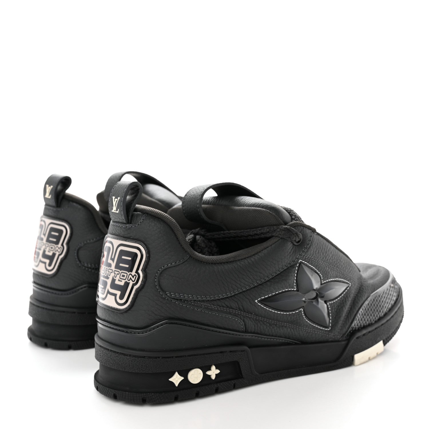 Louis Vuitton Mens LV Skate Sneakers 9 Black 4 of 12
