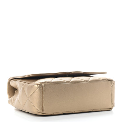 Chanel Metallic Lambskin Quilted Timeless CC Flap Gold 4 of 9