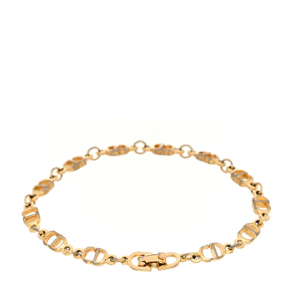 Christian Dior Metal CD Chain Bracelet Gold 3 of 4