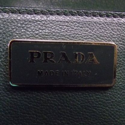 Prada Leather Berlino Sound Clutch Bag Black 7 of 9