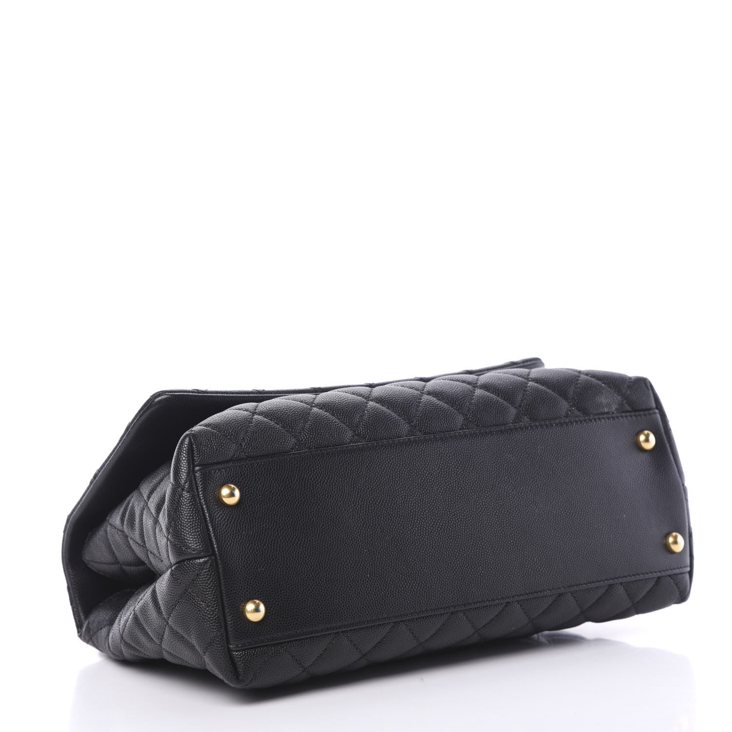 Chanel Caviar Quilted Small Coco Handle Flap Black 3 of 11