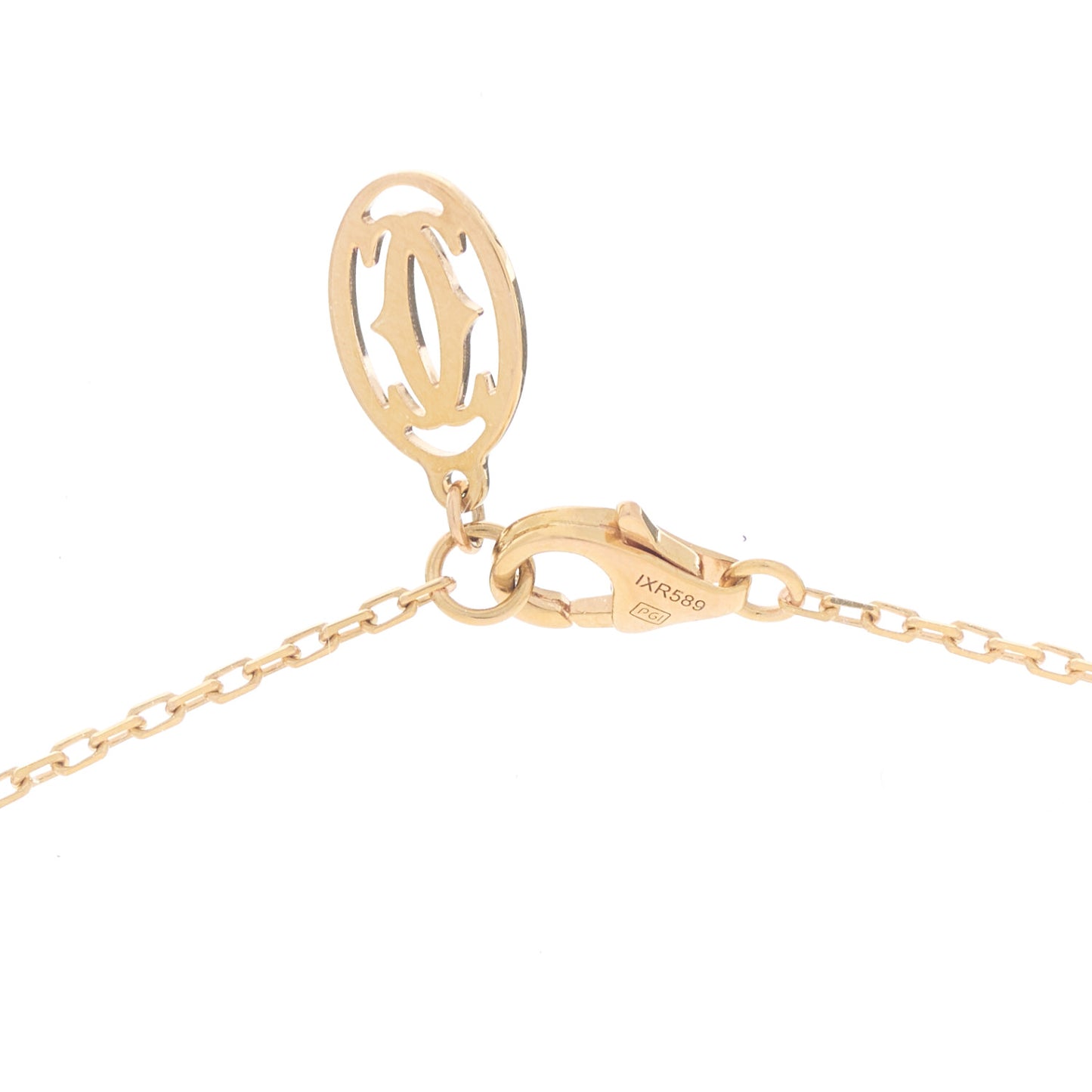 18K Pink Gold Diamond SM D'Amour Pendant Necklace