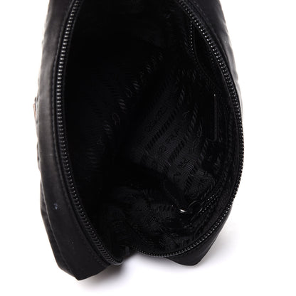 Prada Tessuto Nylon Saffiano Wristlet Black 5 of 11