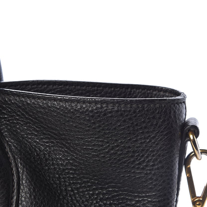 Prada Vitello Daino Tote Black 21 of 24