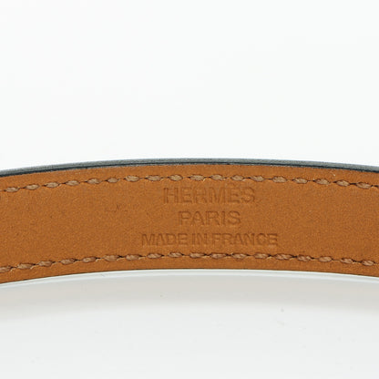Hermes Tadelakt Kelly Double Tour Bracelet XS Rouge H 7 of 8