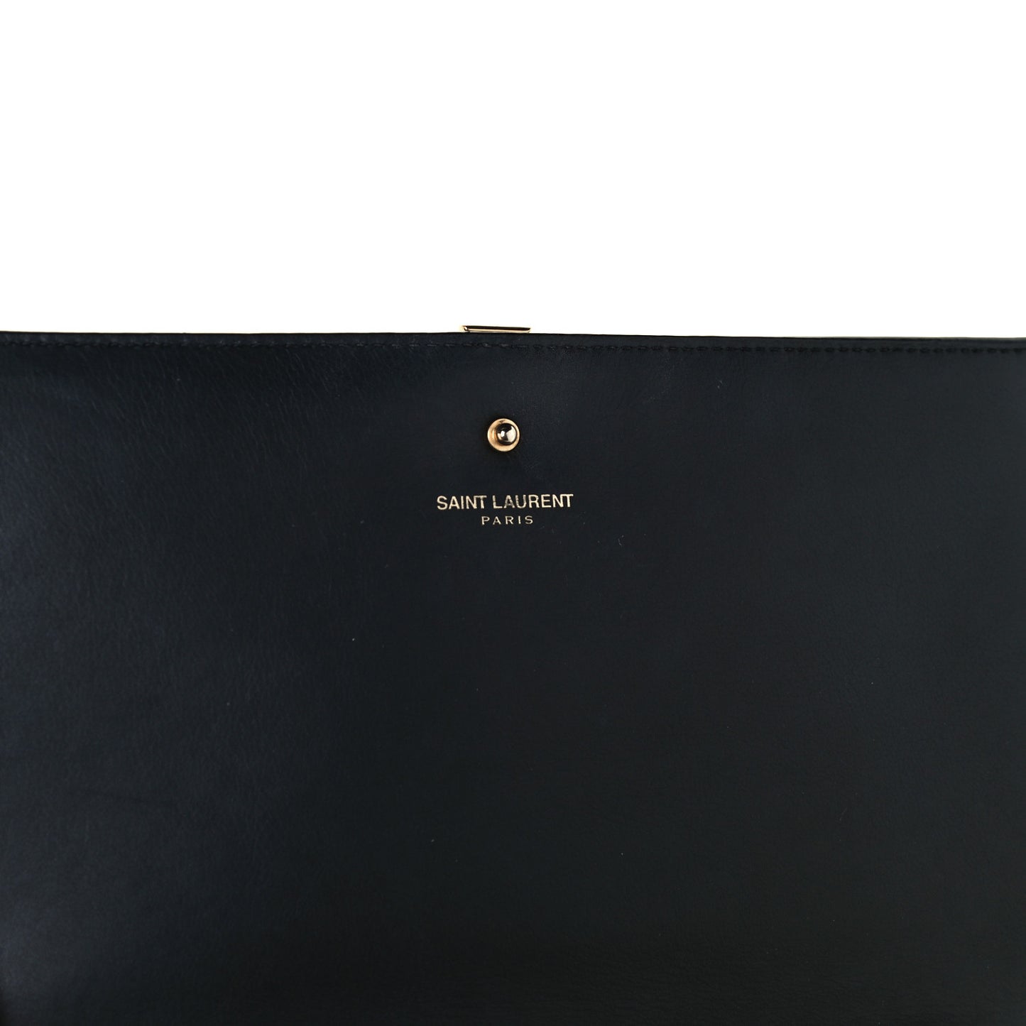 Calfskin Classic Y Ligne Chain Wallet Black