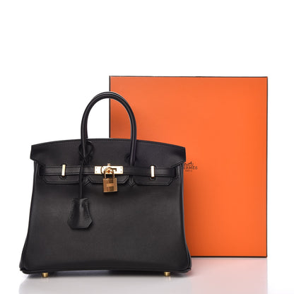 Hermes Swift Birkin 25 Black 8 of 8