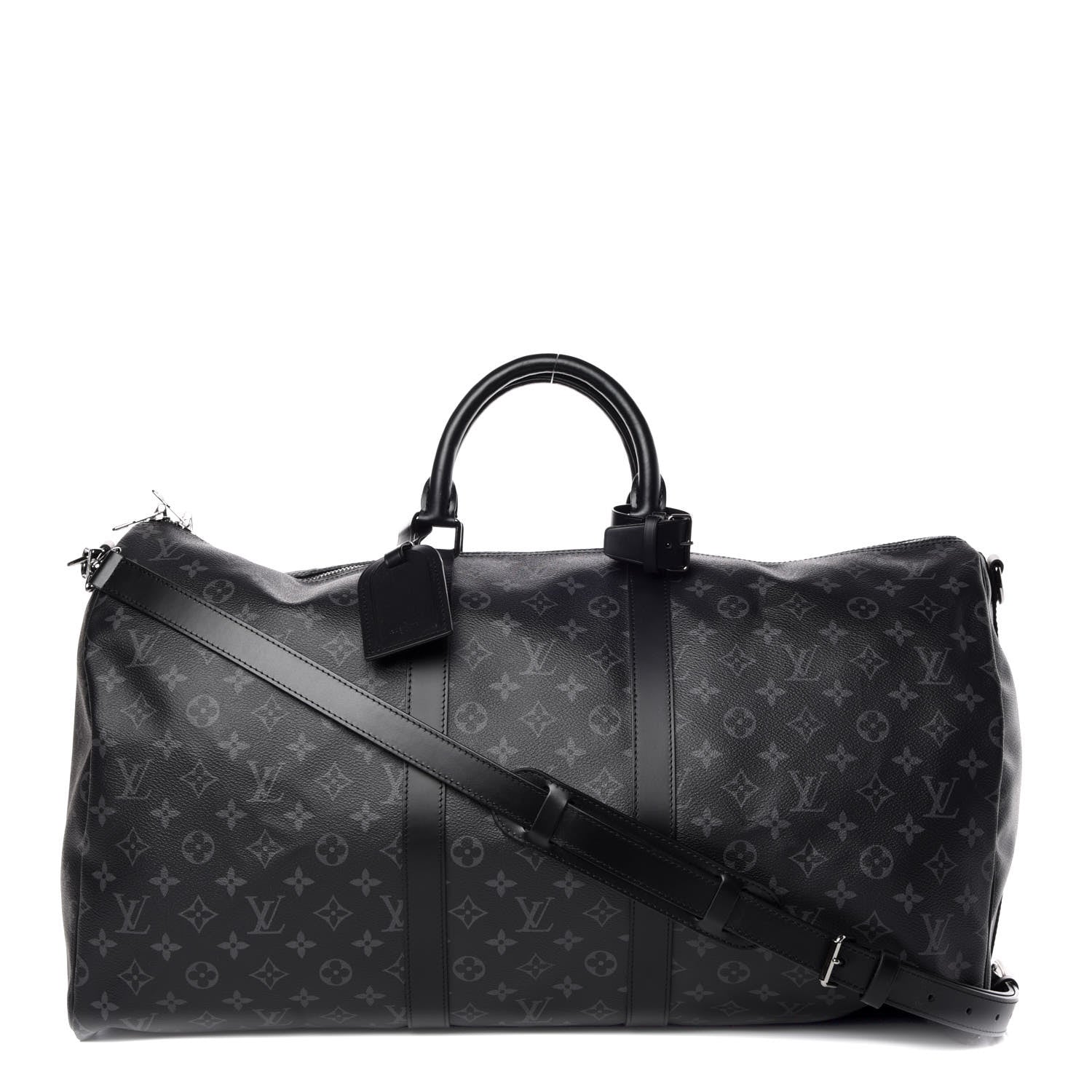 Louis Vuitton Monogram Eclipse Keepall Bandouliere 55 1 of 9
