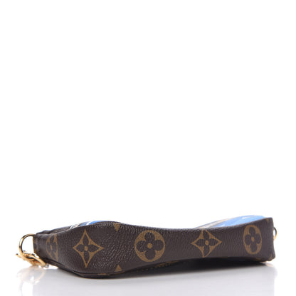 Louis Vuitton Monogram 2019 Christmas Animation Mini Venice Pochette Accessories Blue 4 of 8
