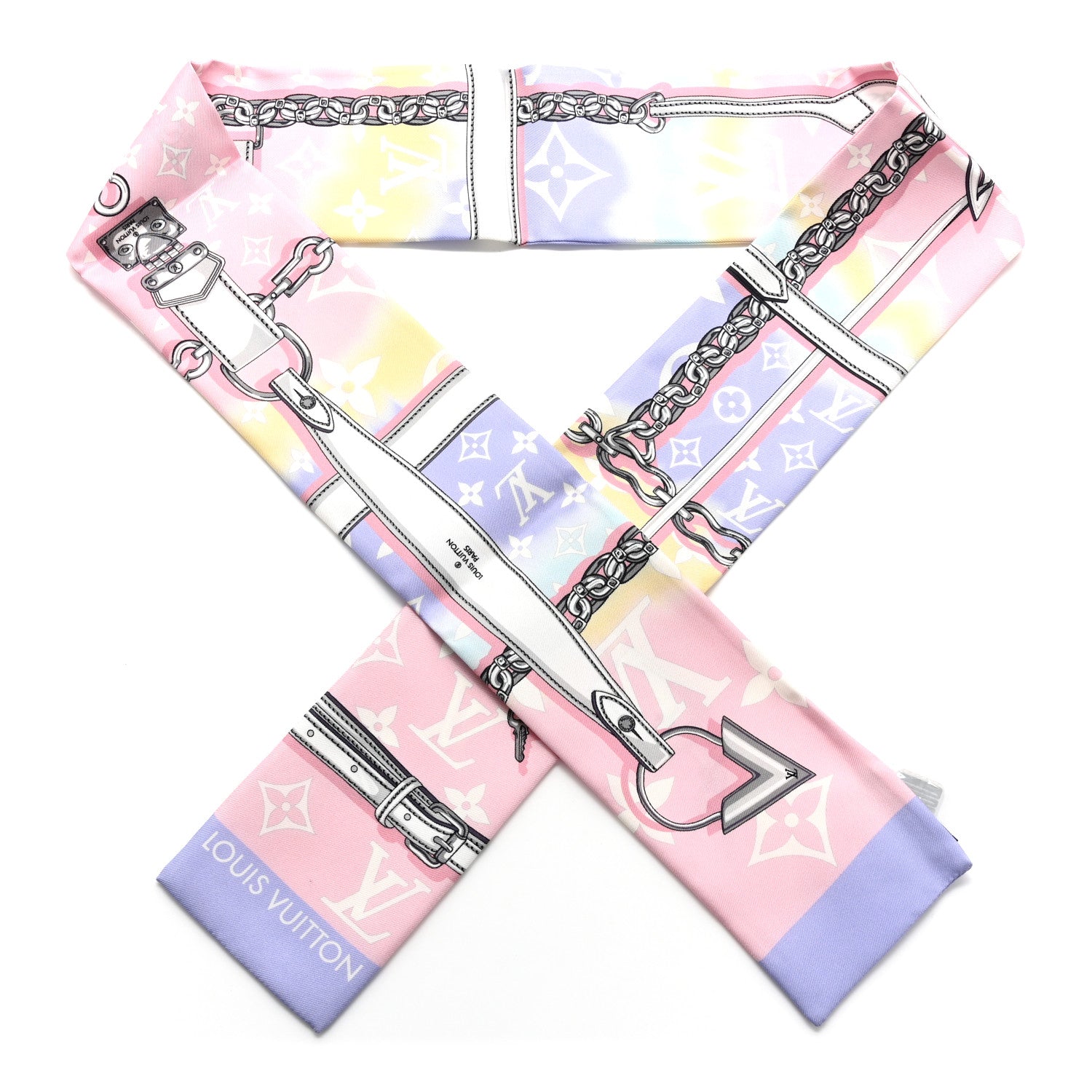 Louis Vuitton Silk Monogram Escale Confidential Bandeau Pink 1 of 4