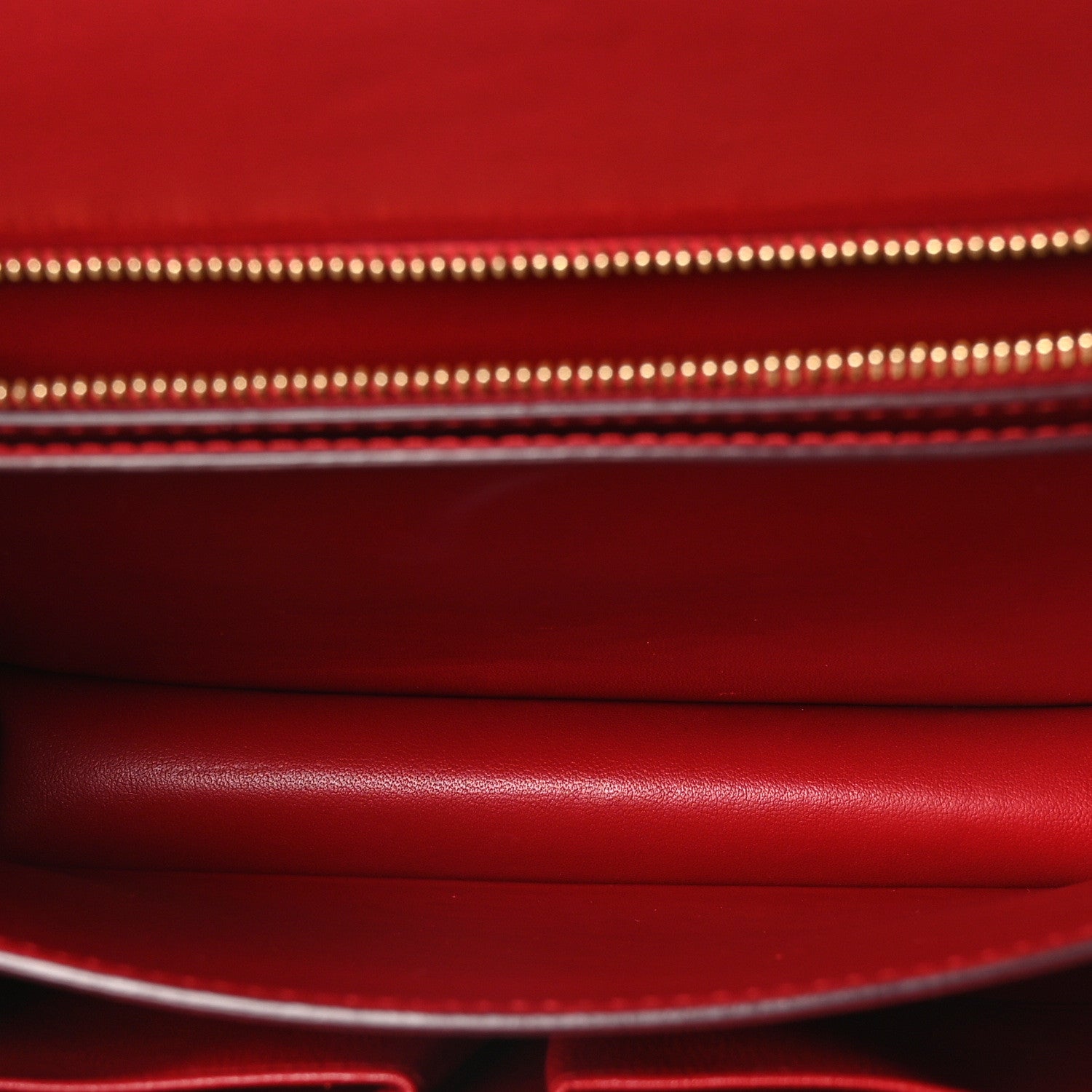 Celine Box Calfskin Medium Classic Box Flap Bag Red 5 of 10