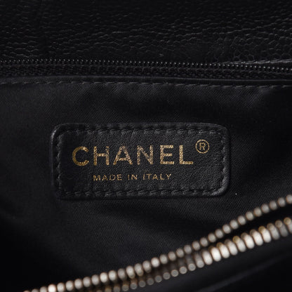 Chanel Caviar Quilted Grand Shopping Tote GST Black 6 of 8
