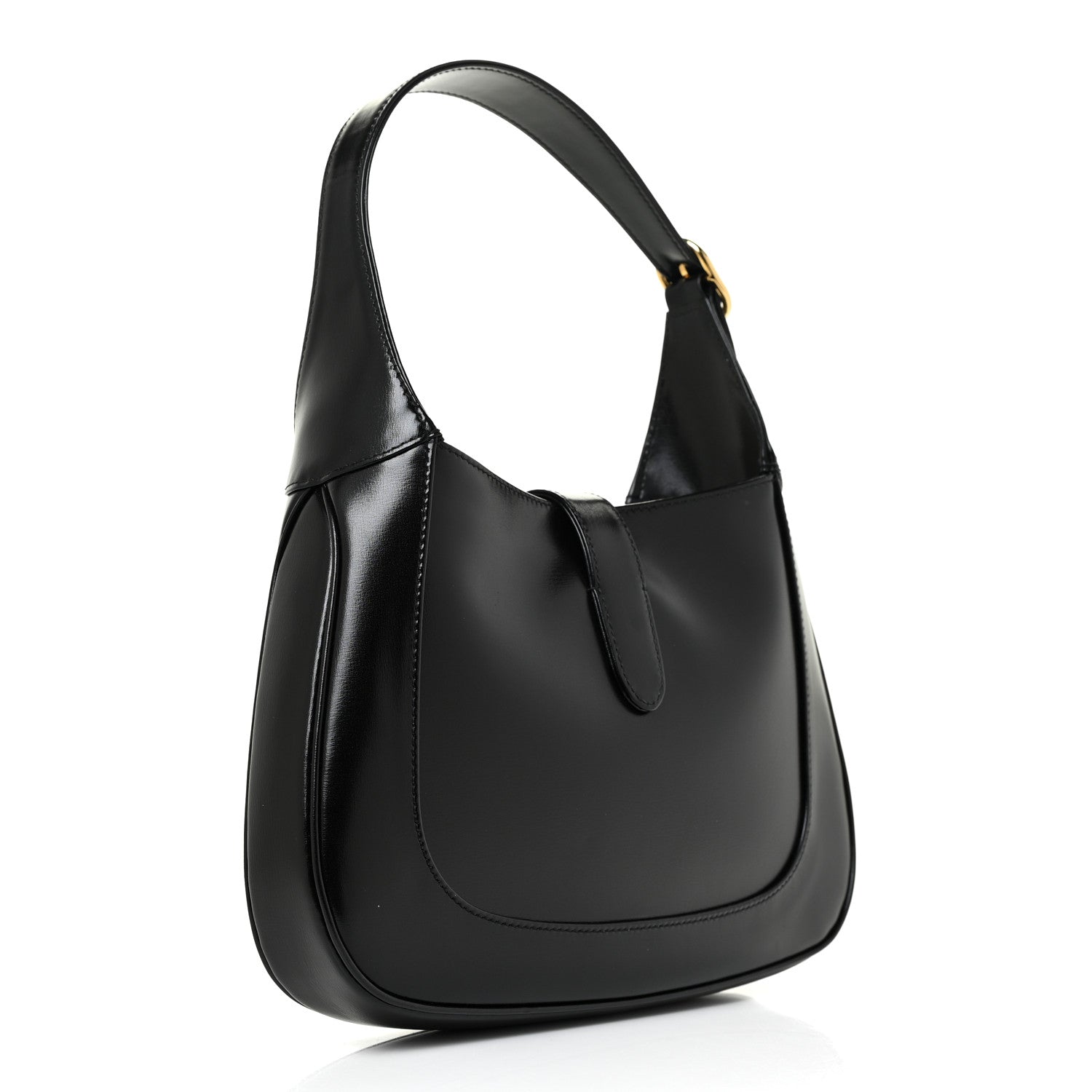 Gucci Boarded Dyana Lux Calfskin Small Jackie 1961 Hobo Black 3 of 11