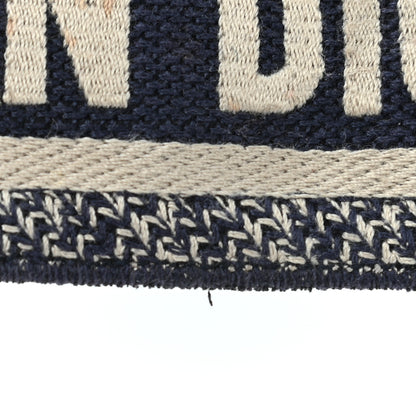 Christian Dior Canvas Embroidered Shoulder Strap Blue 12 of 13