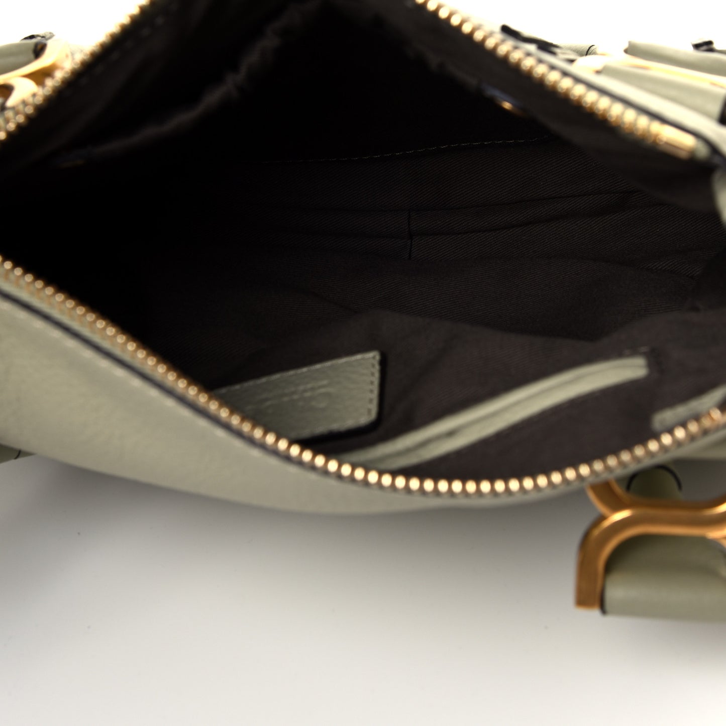 Calfskin Small Marcie Satchel Light Eucalyptus