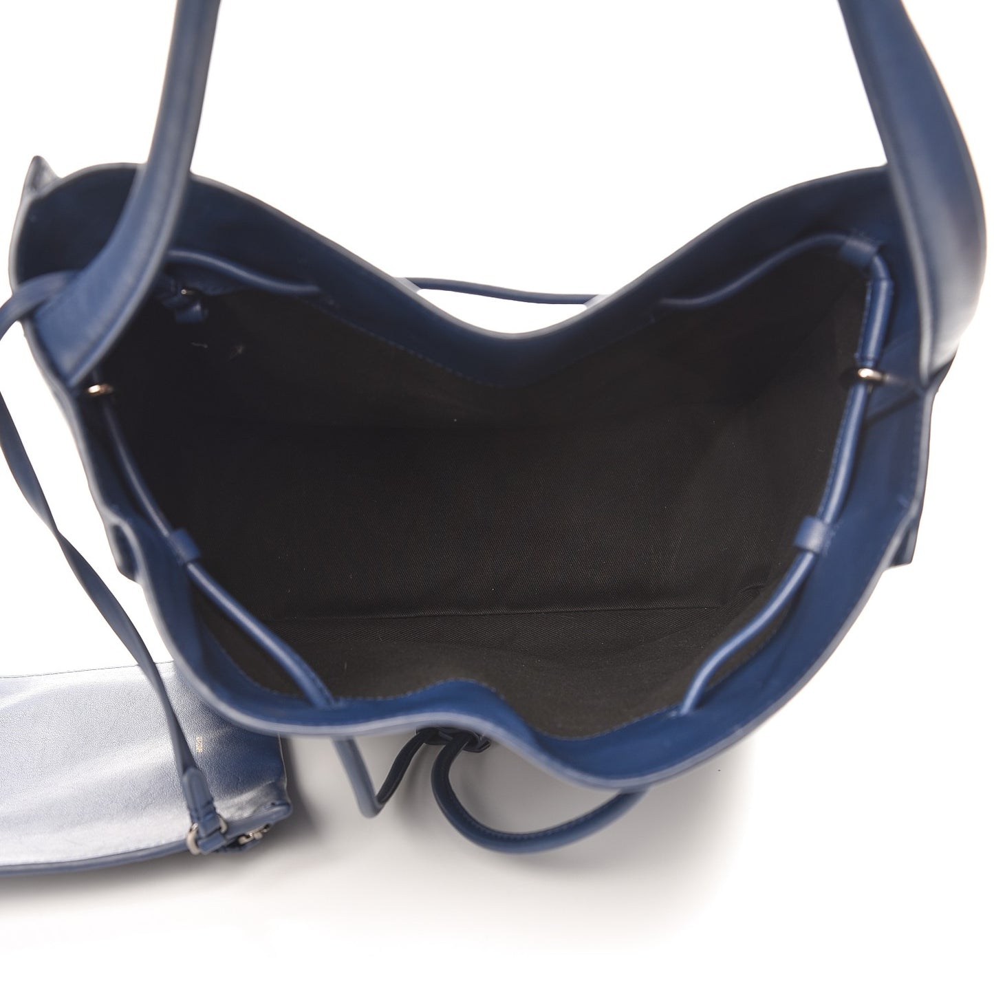 3.1 Smooth Calfskin Large Soleil Bucket Bag Midnight Blue