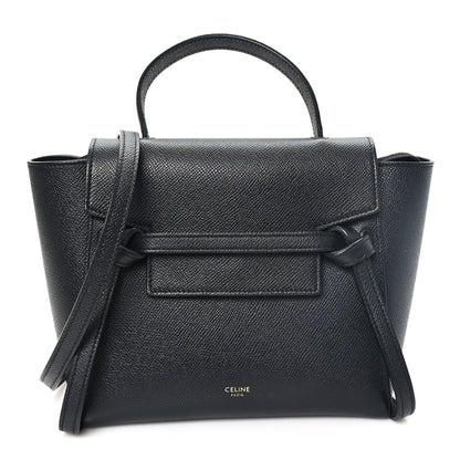 Celine Grained Calfskin Nano Belt Bag Black 1 of 10