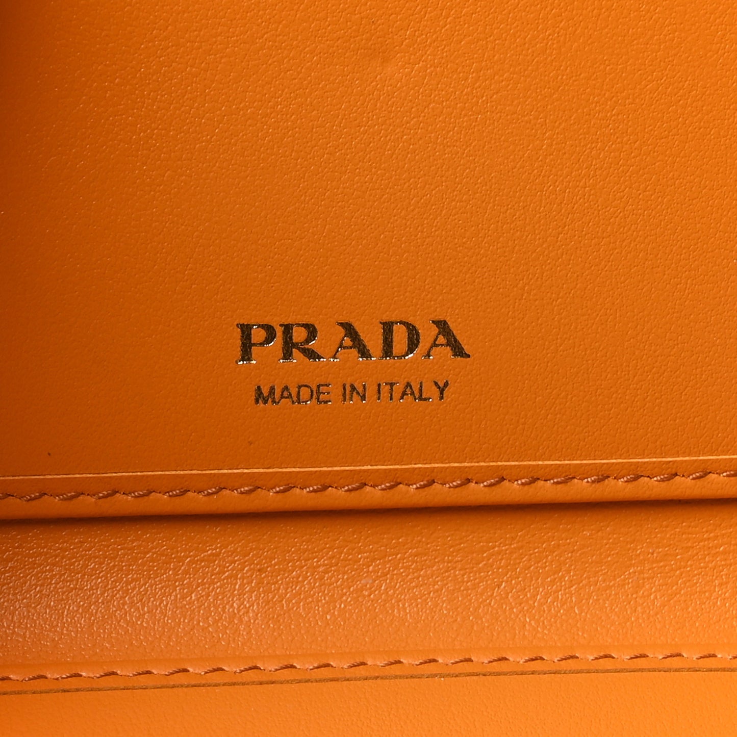 Calfskin Small Triangle Wallet Ambra