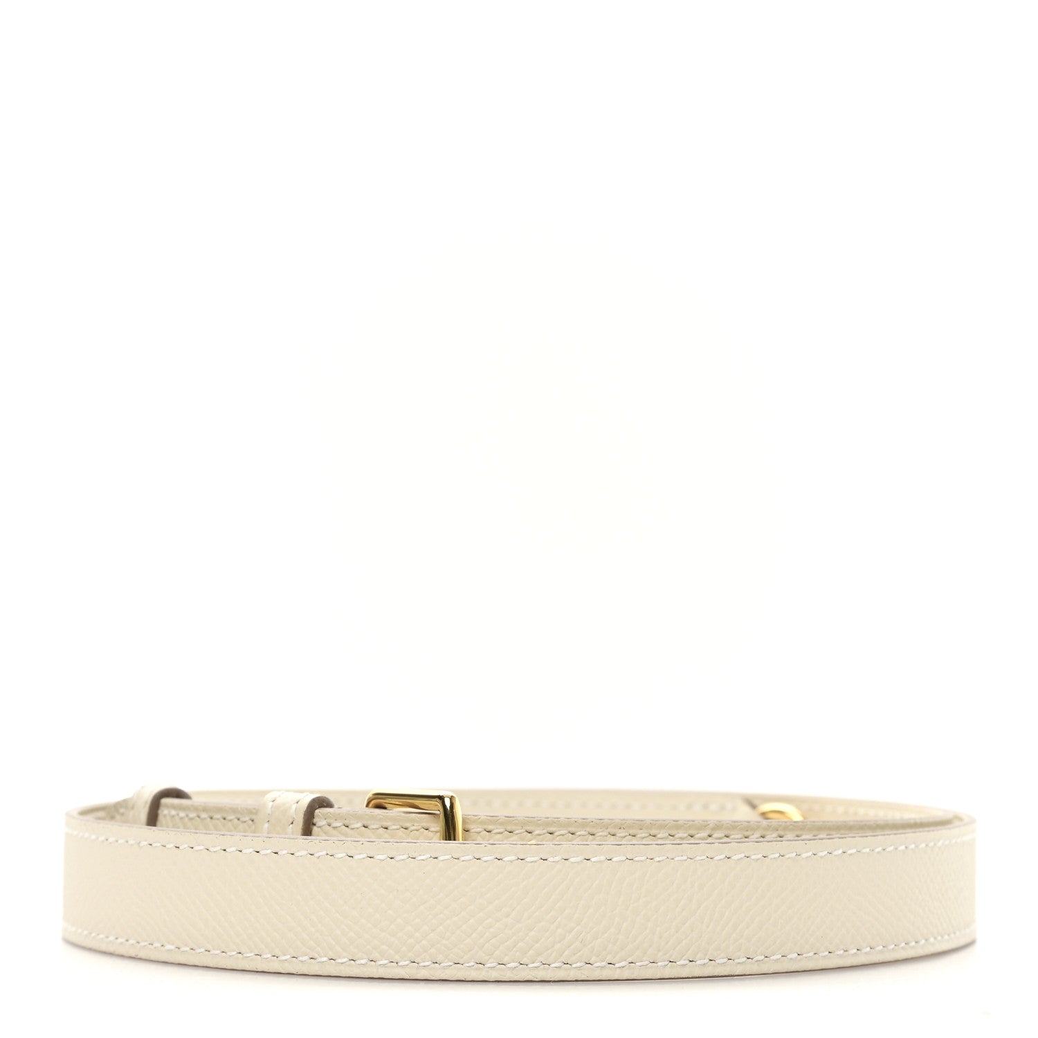 Hermes Epsom A-Strap Shoulder Strap Craie 2 of 5