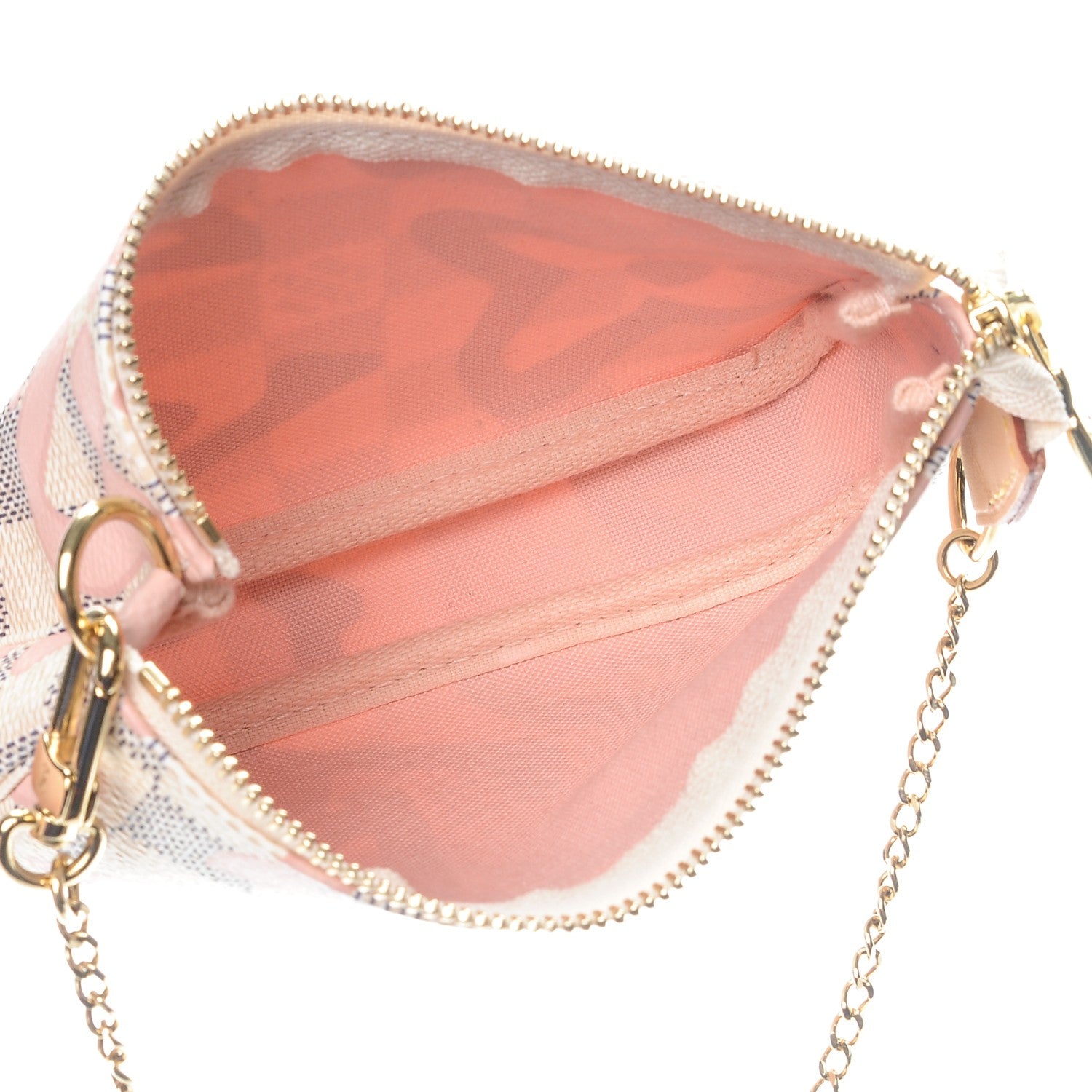 Louis Vuitton Damier Azur Tahitienne Mini Pochette Accessories 6 of 7
