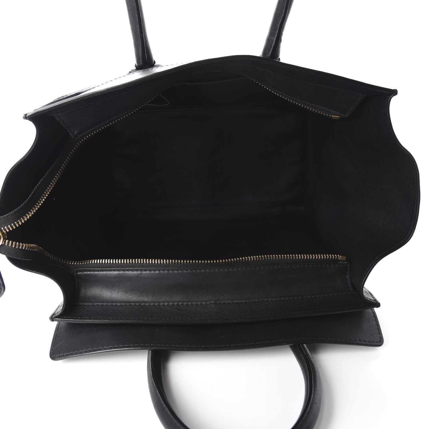 Celine Smooth Calfskin Mini Luggage Black 5 of 9