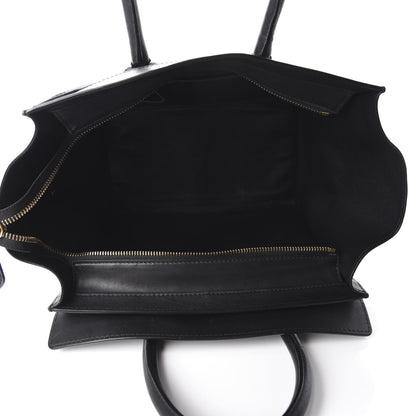 Celine Smooth Calfskin Mini Luggage Black 5 of 9