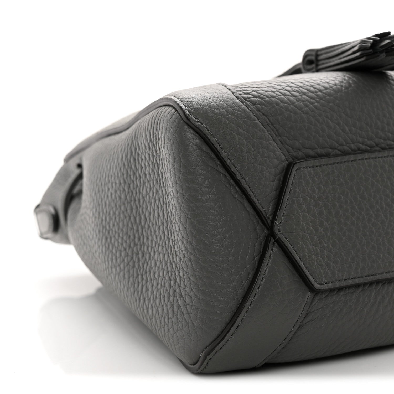 Mulberry Heavy Grain Calfskin Mini Millie Charcoal 8 of 9