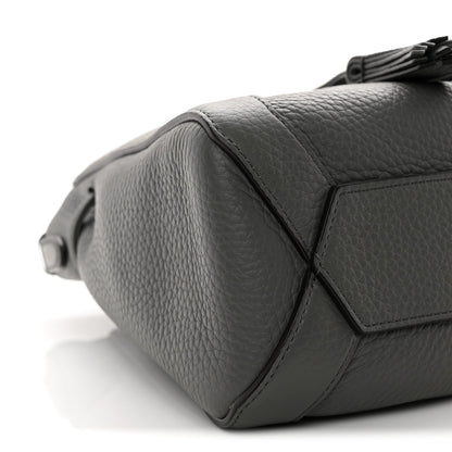 Mulberry Heavy Grain Calfskin Mini Millie Charcoal 8 of 9