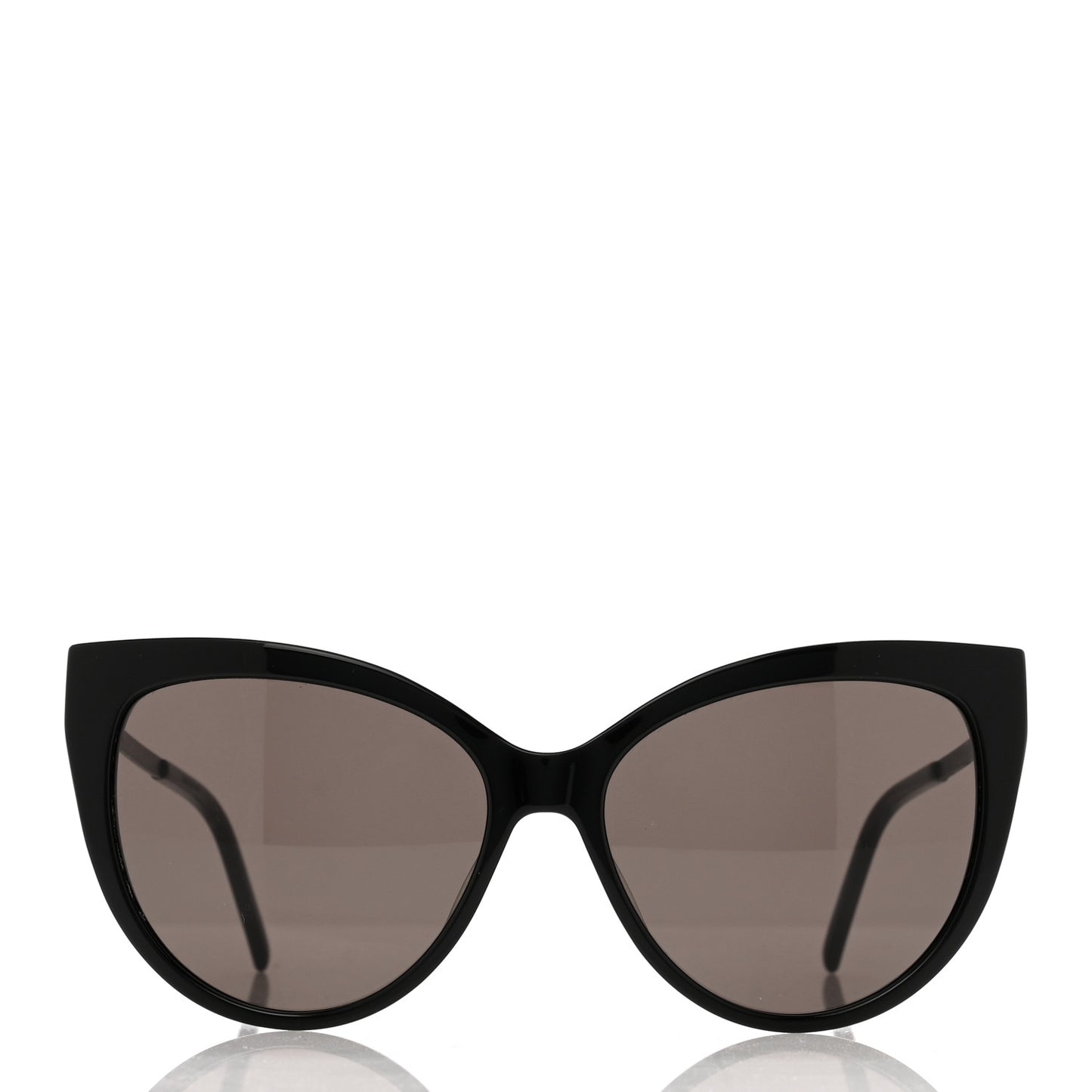 Square Acetate Metal SLM48S Sunglasses Black