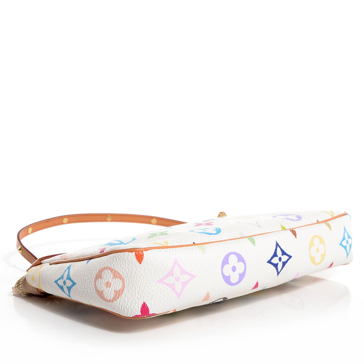 Monogram Multicolor Pochette Accessories White