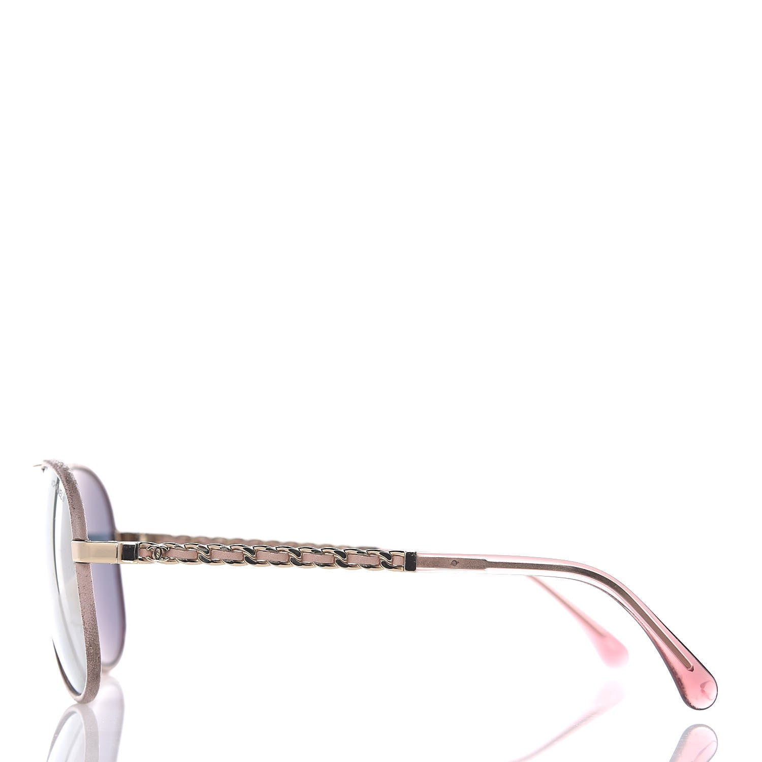 Chanel Pilot Winter Sunglasses 4219-Q Light Pink 3 of 7
