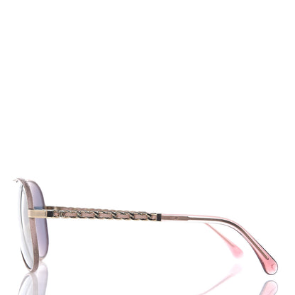 Chanel Pilot Winter Sunglasses 4219-Q Light Pink 3 of 7