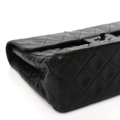 Chanel Lambskin Quilted Jumbo Single Flap So Black 9 of 11