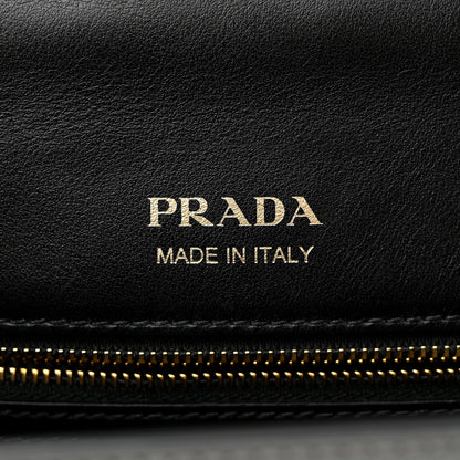 Prada City Calf Ribbon Bag Black Marmo Bianco 6 of 10