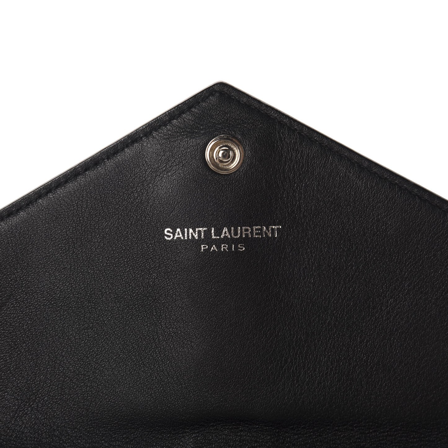 Calfskin Monogram Tri Pocket Crossbody Bag Black